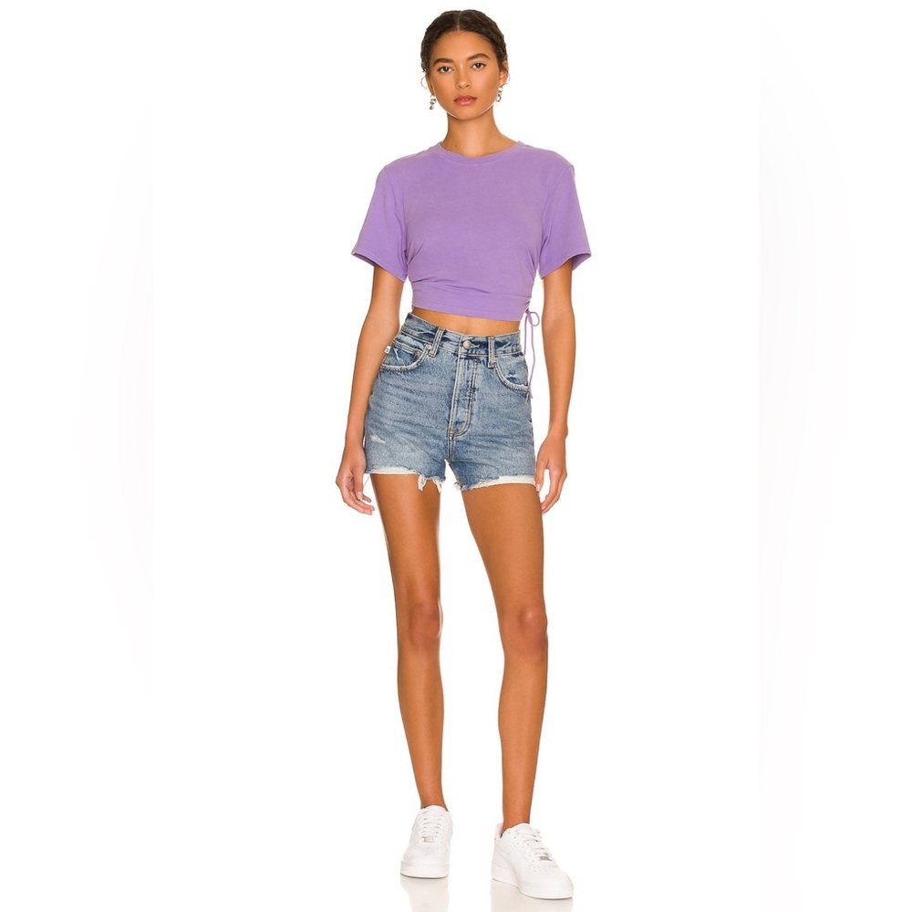 Lovers and Friends Austin Super High Rise Cut Off Short in Panorama Size 23 New